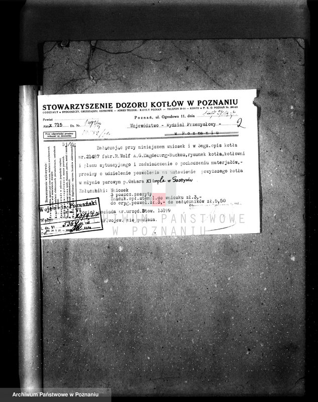 Obraz 6 z jednostki "Tartak W. Nawrockiego w Gostyniu nr woj. kotła 69"