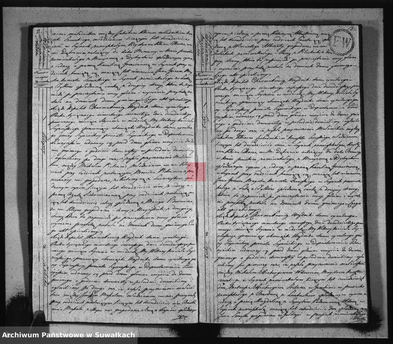 image.from.unit.number "Akta stanu cywilnego zaślubionych w gminie seyneńskiey od 1-go stycznia 1816 roku."