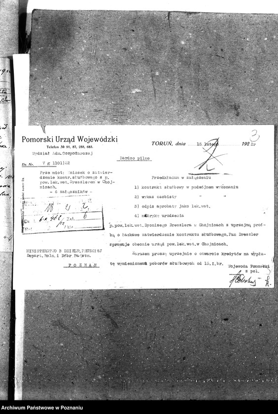 Obraz 7 z jednostki "Pow. lekarz Weterynaryjny Chojnice"
