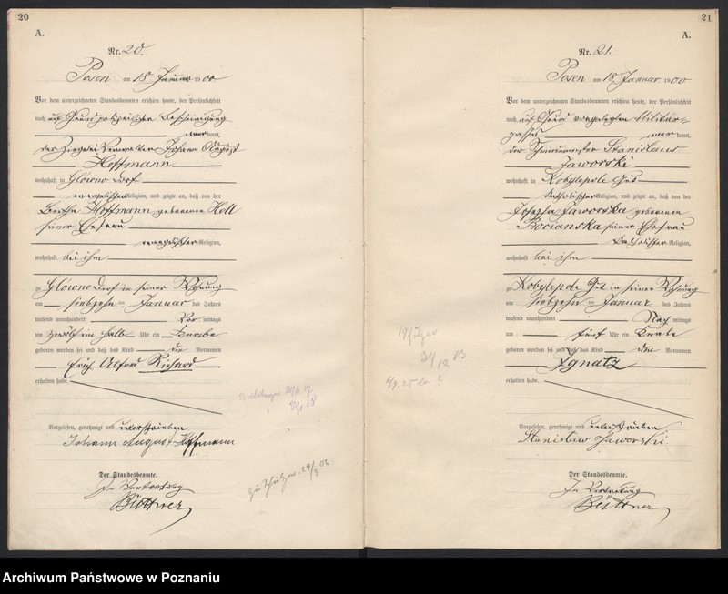 Obraz 13 z jednostki "Księga miejscowa urodzeń"