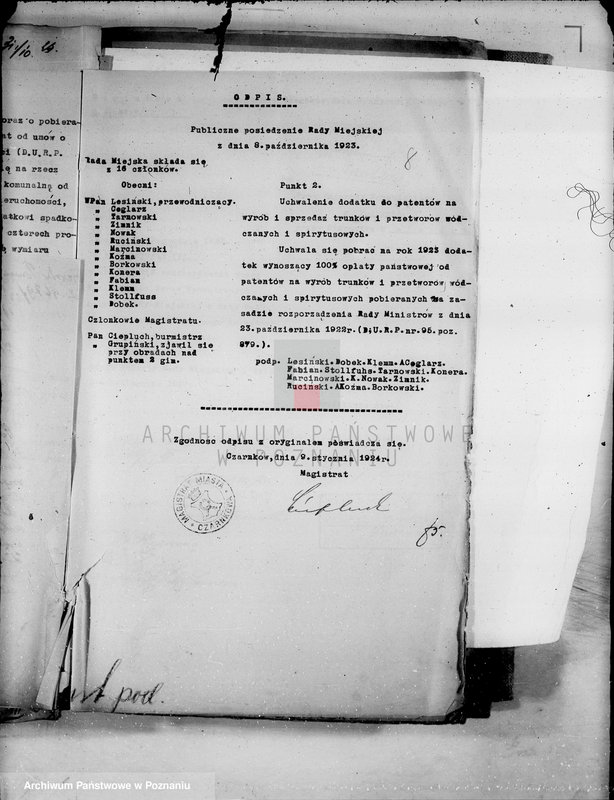 Obraz 12 z jednostki "Podatki Komunalne miasta Czarnkowa"