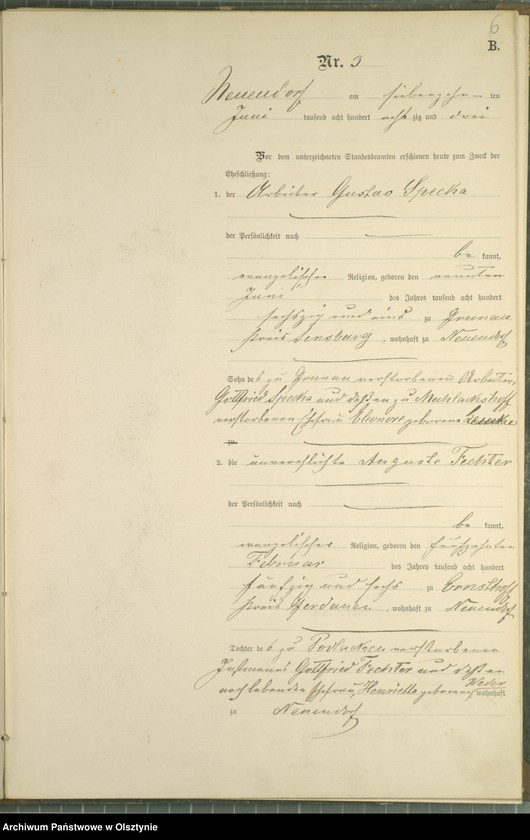 image.from.unit.number "Heiraths-Neben-Register Nr 1 - 9"