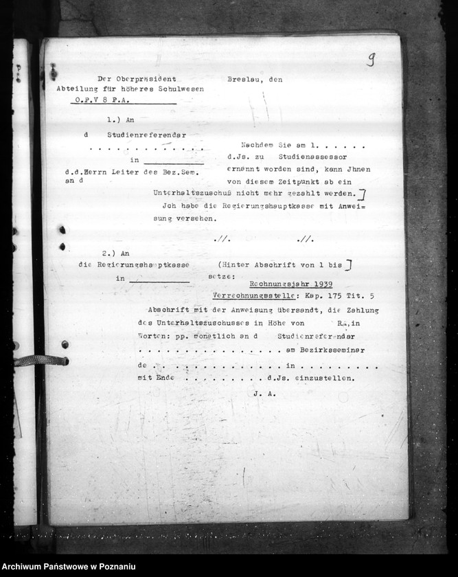 Obraz 13 z jednostki "Pädagogische Prüfung der Studienreferendare"