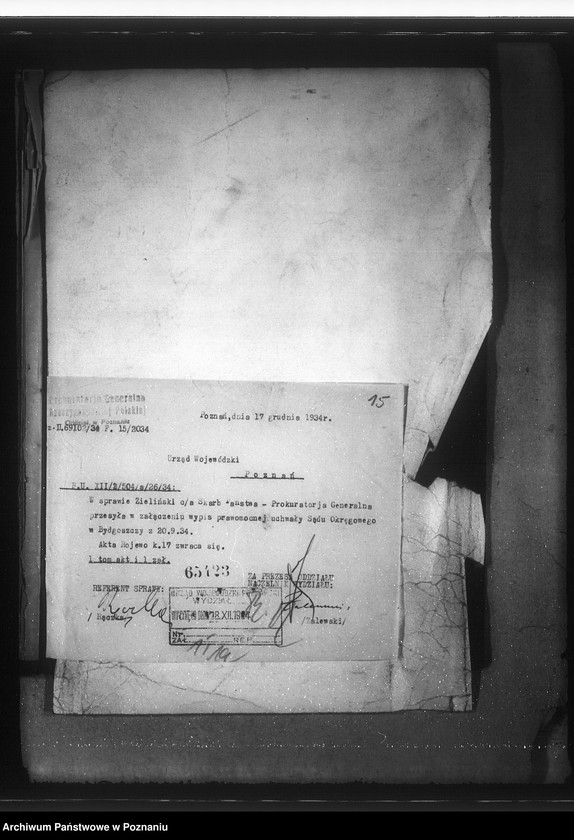 Obraz 19 z jednostki "Przerachowanie hipoteki ciążącej na nieruchomości Rojewo karta 77 Franciszek Zieliński"