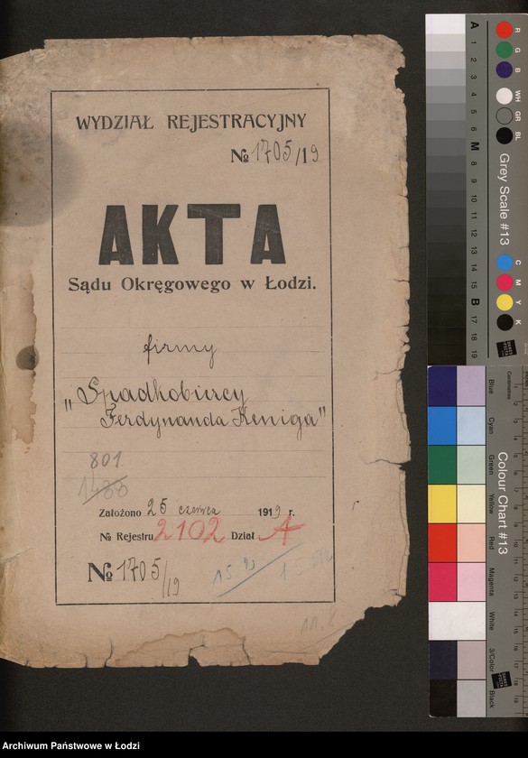 Obraz 2 z jednostki "Spadkobiercy Ferdynanda Keniga – Cegielnia, przędzalnia, tkalnia apretura i farbiarnia"
