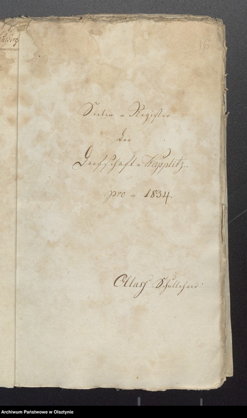image.from.unit.number "Seelen Register des Kirchspiels Passenheim / za lata 1822-1831 brak, z 1821 r. jedynie Saborowen, z 1833 r.-tylko Gilgenau/"