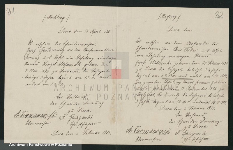 Obraz 18 z jednostki "Protokollbuch für die Schneiderinnung zu Lissa"