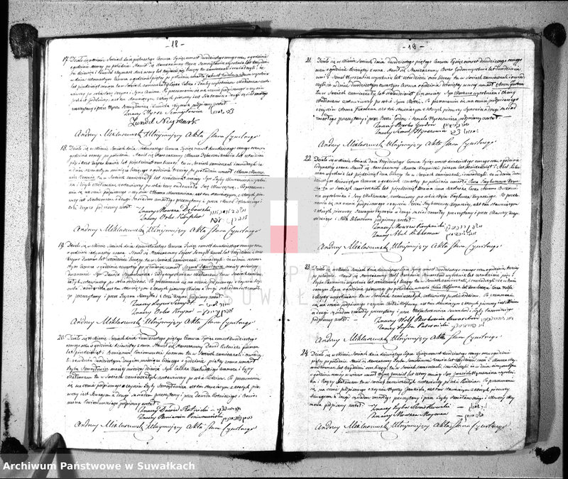 image.from.unit.number "Duplikat akt cywilnych urodzonych, zaślubionych i zmarłych wyznania mojżeszowego okręgu Sereje na rok 1827"