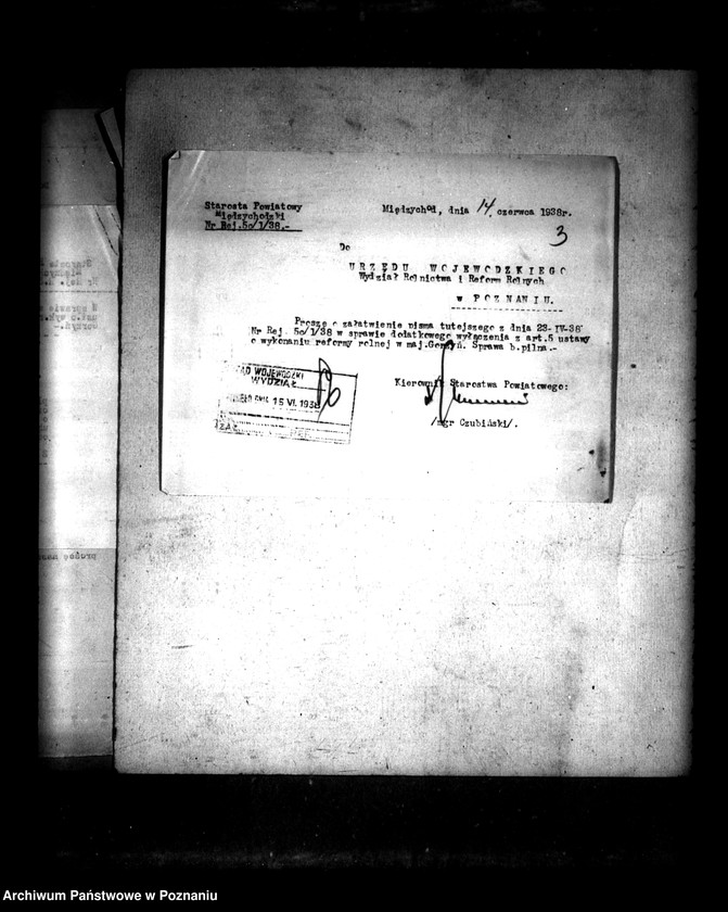 Obraz 7 z jednostki "Majątek Gorzyń powiatu międzychodzkiego wyłączenie z art. 5 ustawy o reformie rolnej"