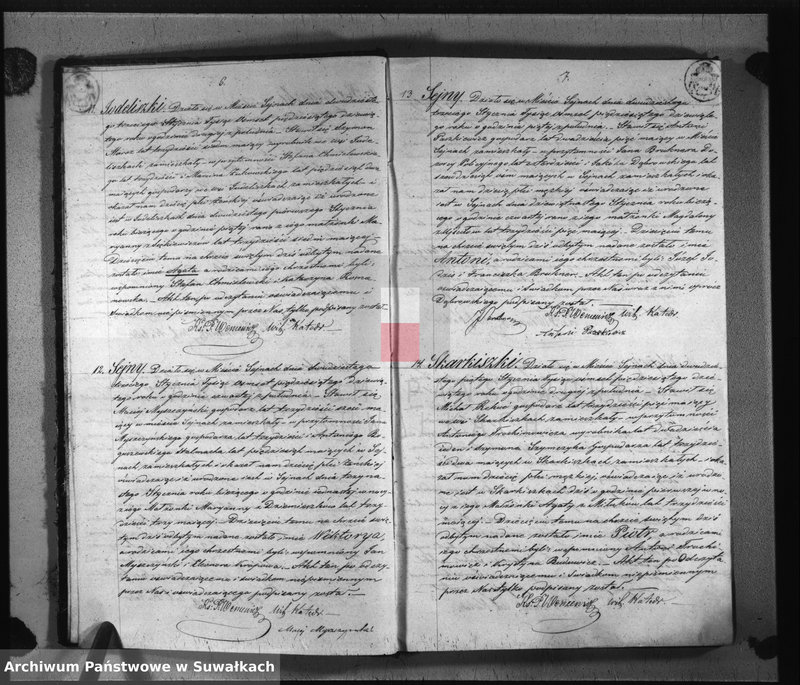 image.from.unit.number "Duplikat urodzonych, zaślubionych i umarłych parafii rzymsko-katolickiej Sejny na rok 1859"