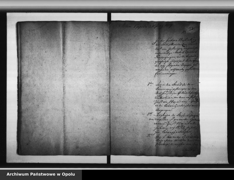 Obraz 15 z jednostki "Akta das Statut von der Stadt Oppeln betreffend"