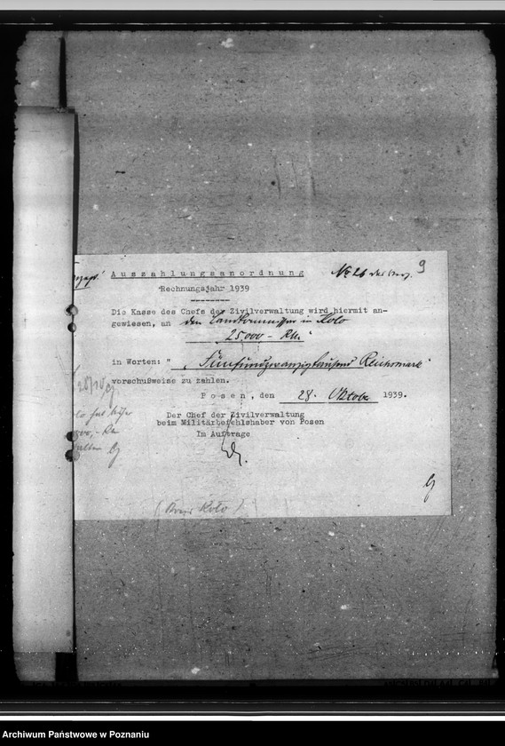 Obraz 13 z jednostki "Zuschüsse aus Reichsmitteln für Sondermassnahmen in Hohensalza (Inowrocław), Warthbrücken (Koło). Neubau einer festen Brücke."