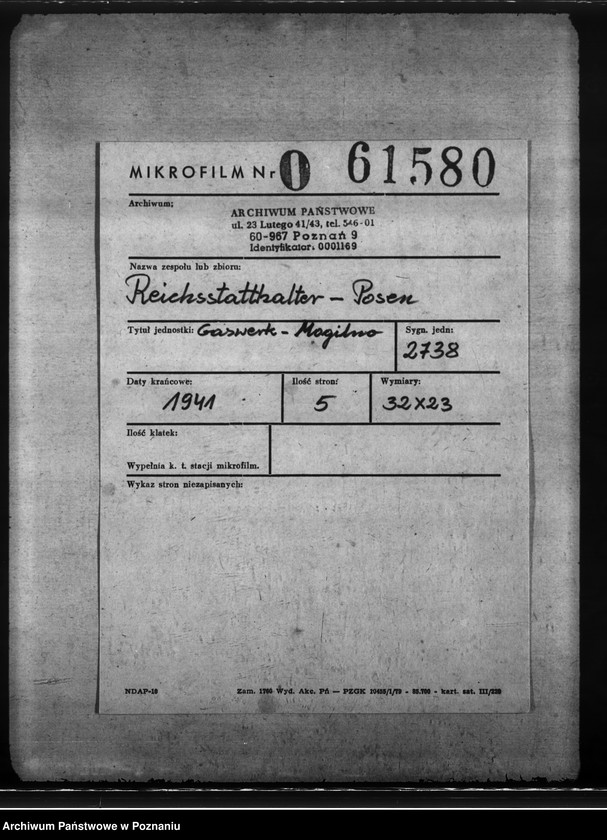 Obraz 2 z jednostki "Gaswerk - Mogilno"