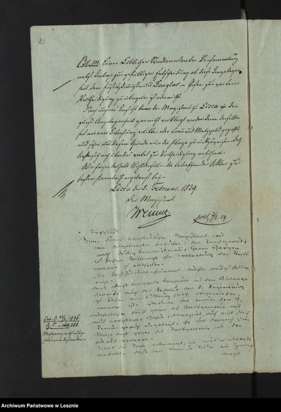 image.from.unit.number "[Die Prozesssache des Dominiums Reisen gegen die Stadtkommune und den Kgl. Fiskus wegen Ablosung der sogenannten Walz und Rustmühlenreparaturgelder]"