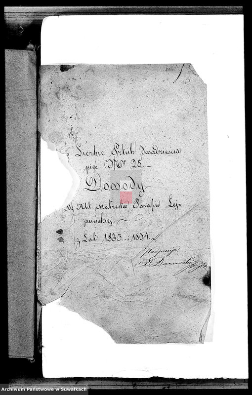 image.from.unit.number "[Dowody Akt małżeństwa Parafii Lejpuńskiej z lat 1833 i 1834]"