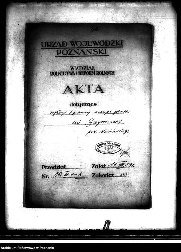 image.from.unit.number "Regulacja hipoteczna scalonych gruntów wsi Grzymiszew powiatu konińskiego"