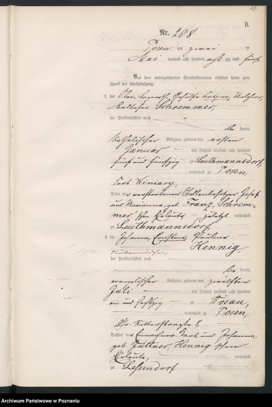 Obraz 20 z jednostki "Księga małżeństw t. II"