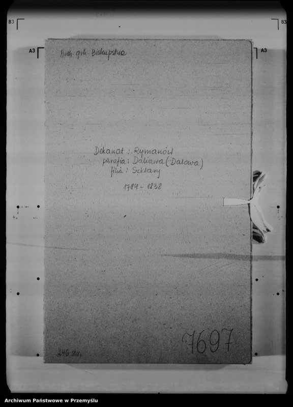 Obraz 4 z jednostki "[Kopie ksiąg metrykalnych parafii Daliowa z filią Szklary (dekanat Rymanów)]"