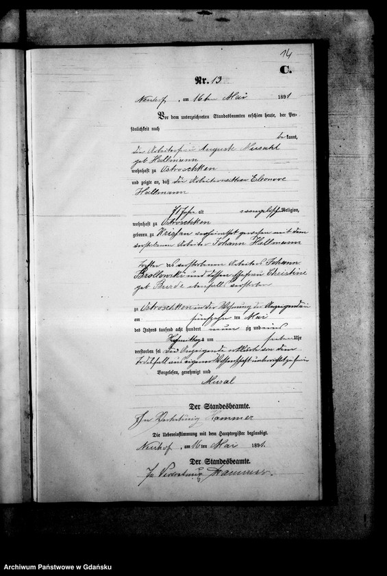 Obraz 18 z jednostki "Księga zgonów"