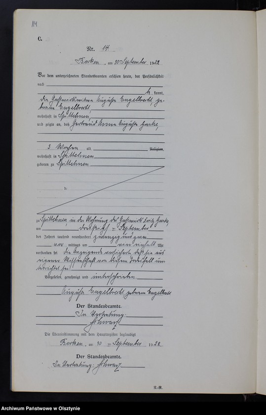 image.from.unit.number "Sterbe-Neben-Register Nr 1 - 17 [ Księga zgonów - wtóropis ]"