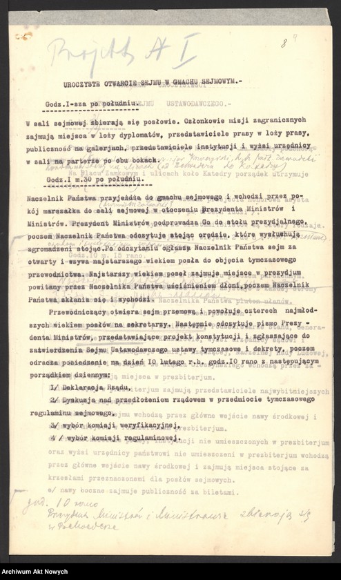 image.from.unit.number "(Udział Naczelnika Państwa w różnych uroczystościach), tom I"