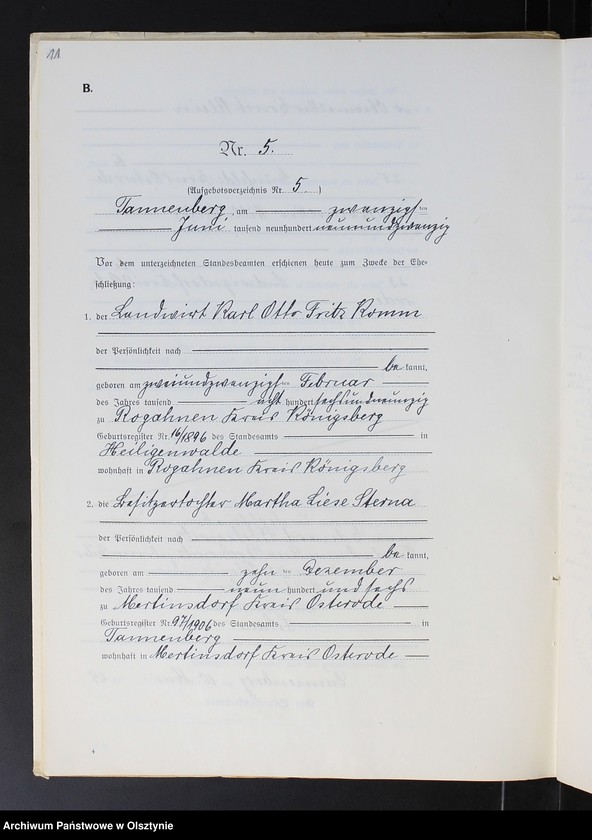 image.from.unit.number "Heirats-Neben-Register Nr 1 - 15"