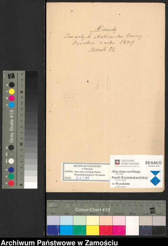 image.from.unit.number "Alegaty do ksiąg urodzeń, małżeństw i zgonów z lat 1839 – 1841"