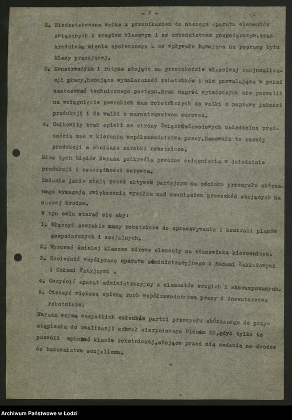 Obraz 18 z jednostki "Rezolucje z krajowych narad aktywu"