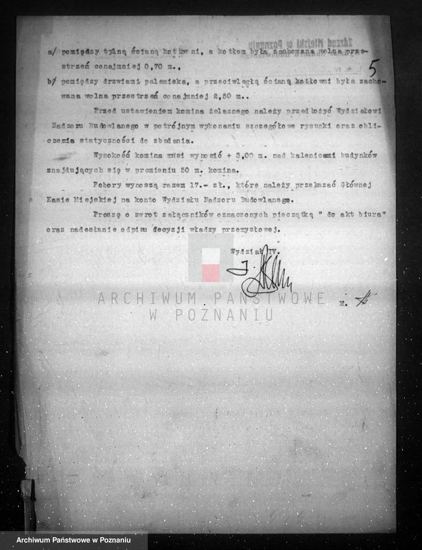image.from.unit.number "/Artur Gaede Fabryka wódek i likierów Poznań św. Wojciecha 29, rozbudowa fabryki/ zatwierdzenie kotłowni"