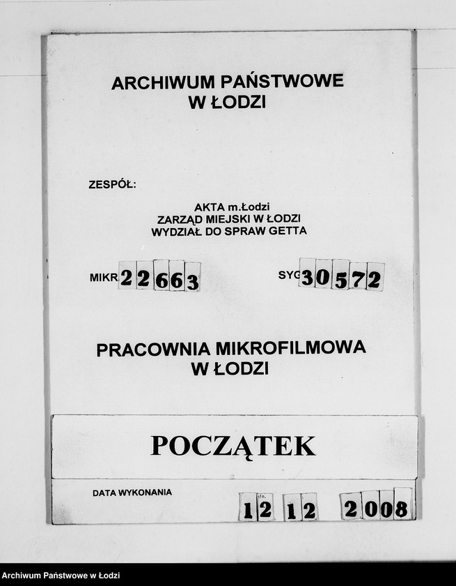 Obraz 1 z jednostki "Hermann Zeidler [rachunki za usługi transportowe dla Getta]"