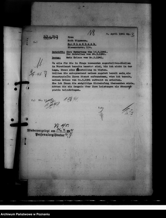 Obraz 7 z jednostki "Bewerbungen um Anstellung"