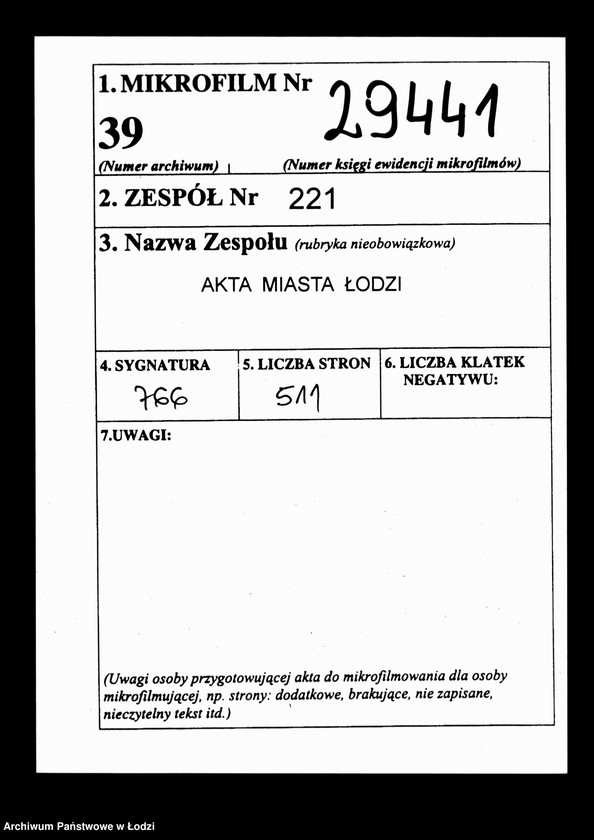 Obraz 2 z jednostki "Akta w przedmiocie paszportów"