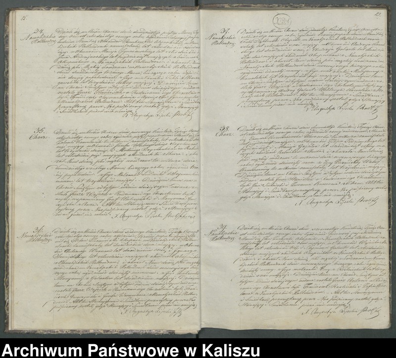 Obraz 11 z jednostki "Książka duplikat aktów urodzeń, zaślubień i zejść"