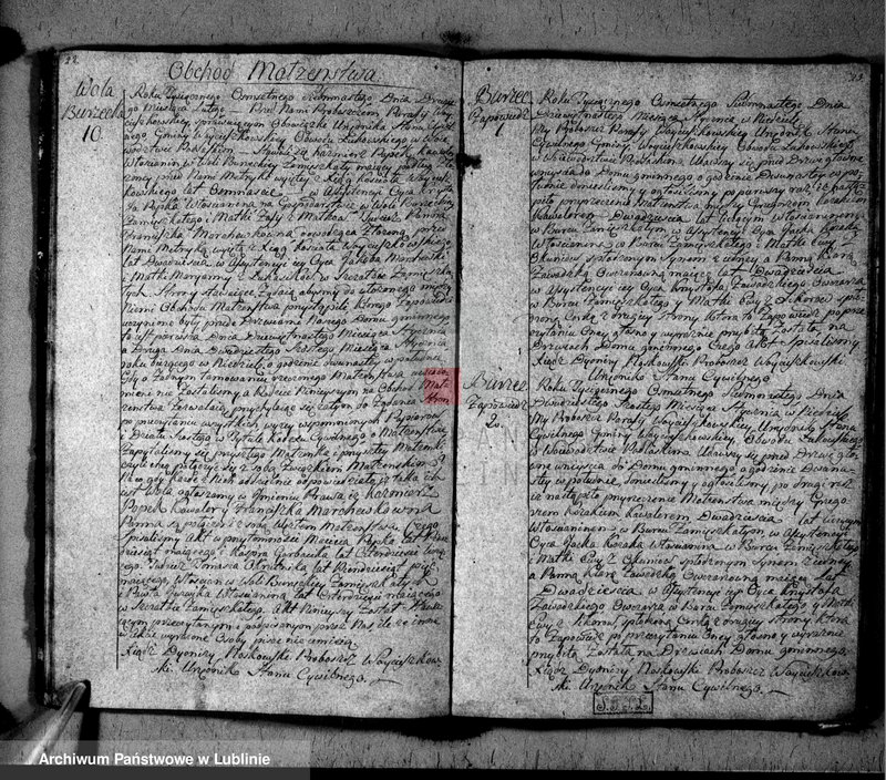 image.from.unit.number "Księga zapowiedzi i małżeństw"
