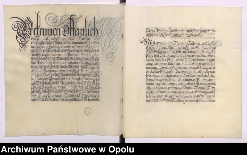 Obraz 3 z kolekcji "Testament Jerzego Oppersdorfa, właściciela Głogówka111"