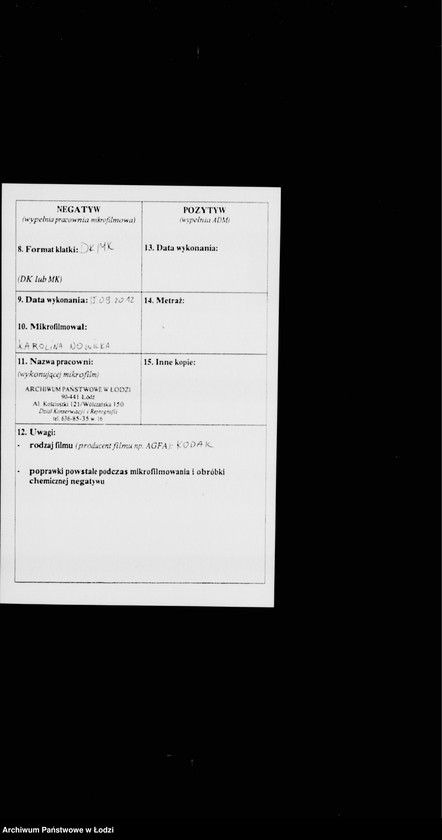 Obraz 3 z jednostki "Rejestr poborczy"