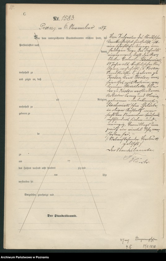 Obraz 13 z jednostki "Księga zgonów t. IV"