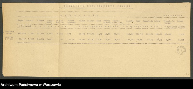 image.from.collection.number "Odbudowa Warszawy - Rejon dzielnicy Żoliborz - Piaski111"