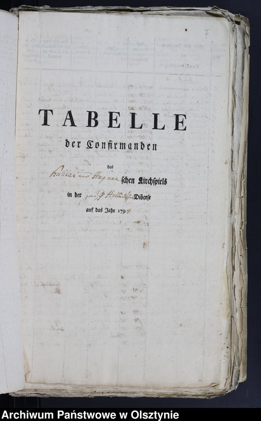 image.from.unit.number "Tabelle der Confirmanden des Kahlauschen Kirchspiels in der Pr. Holandischen Diözese 1793-1794, 1796-197, 1799-1829, 1831-1847"