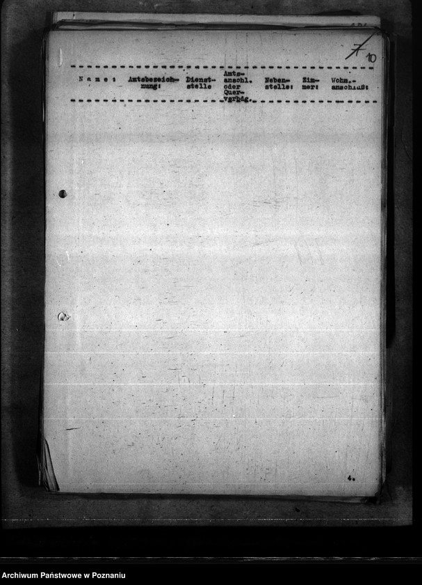 Obraz 14 z jednostki "Reg. Inspektor Linke - Handakte. Aktenplan."