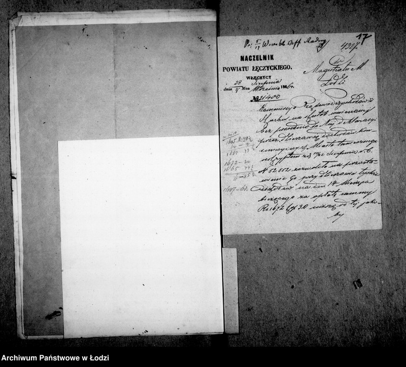 Obraz 17 z jednostki "Akta tyczące się podatku koszernego"