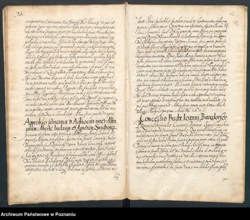 Obraz 15 z jednostki "Acta actorum in officio consulari Posnaniensi conscriptorum a.d. 1623 ... Dachnowski notarius."