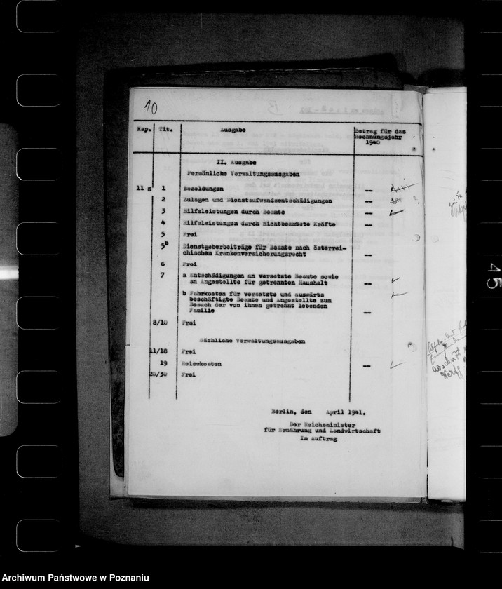 Obraz 14 z jednostki "Zapotrzebowanie pieniędzy- Allgemeine landwirtschaft"