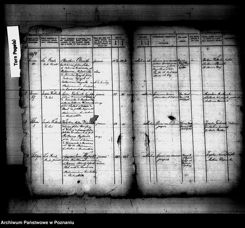 Obraz 2 z jednostki "Księga małżeństw"