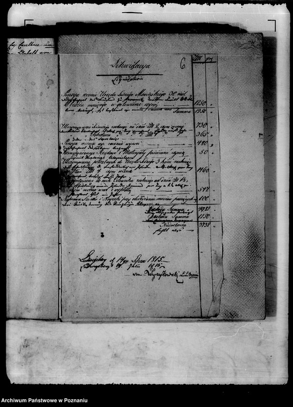 Obraz 11 z jednostki "Die Entlassung und Pensionierung des Herrn Oberförsters von Wyrzykowski zu Moschin /Mosina/."