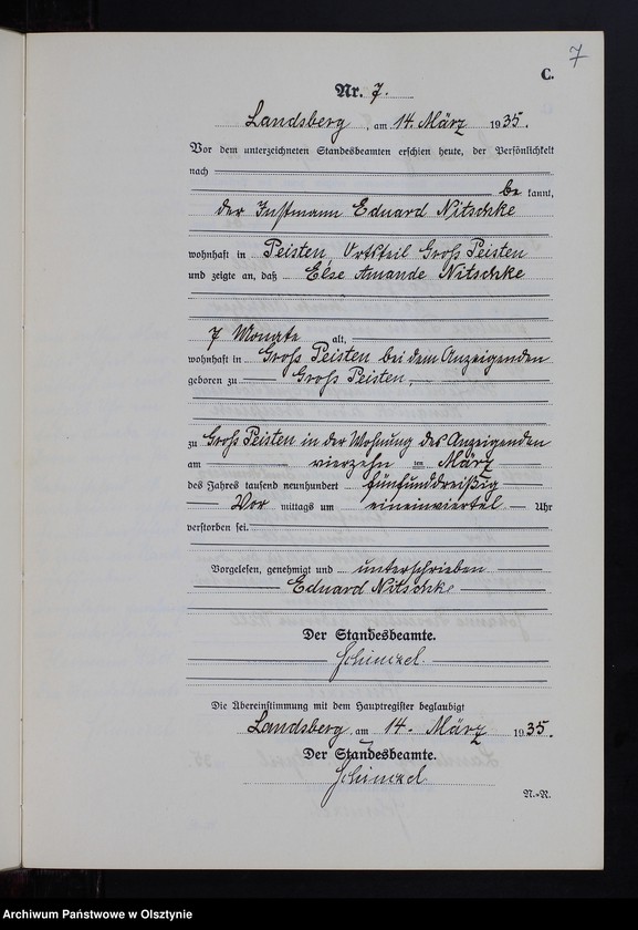 image.from.unit.number "Sterbe-Neben-Register Nr 1 - 22 [ Księga zgonów - wtóropis ]"