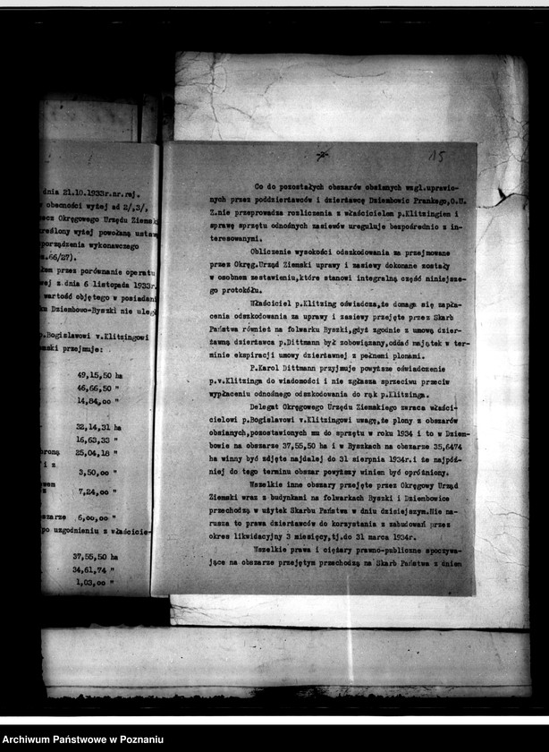 Obraz 18 z jednostki "Przewłaszczenie majątku Dziembowo, Byszki powiat chodzieski"