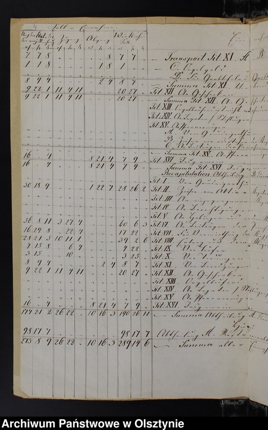 image.from.unit.number "Extract aus der Jahres Rechnung der Kirchen Kasse zu Silberbach"