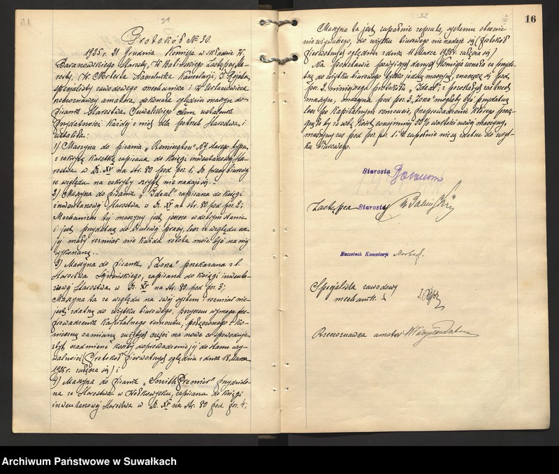 image.from.unit.number "Księga protokołów Komisji Gospodarczej Starostwa"