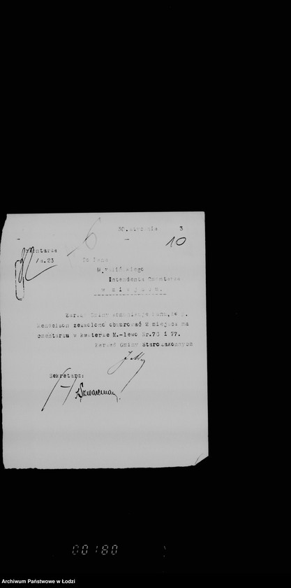 Obraz 14 z jednostki "Cmentarz"